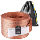 Dawnerz 100,000 lb heavy duty tow strap 30 ft