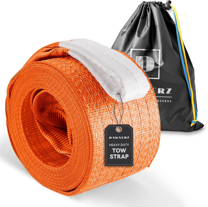 30 ft Tow Strap for Large Tractors - 200,000 lbs MBS