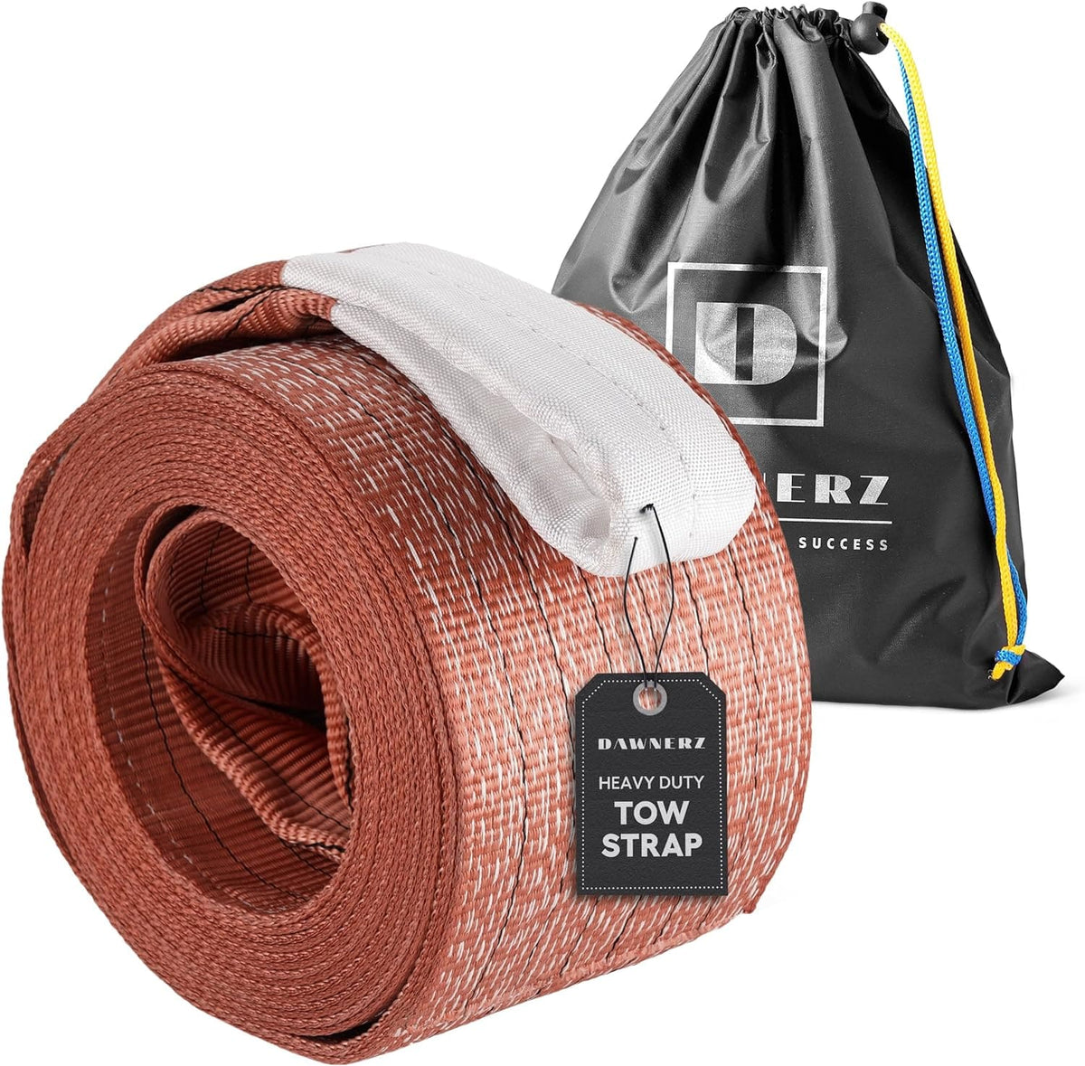 Heavy Duty Tow Strap for Tractors | MBS 110000 lb 20ft - Dawnerz Tow Straps