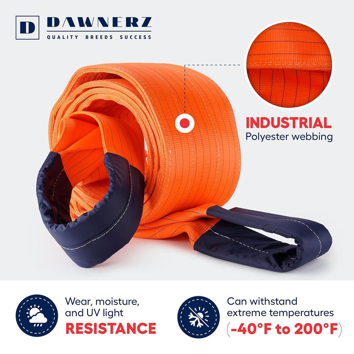 "Dependable lifting strap for professional hoisting"