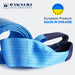 "Industrial-strength synthetic lifting sling for tough jobs"