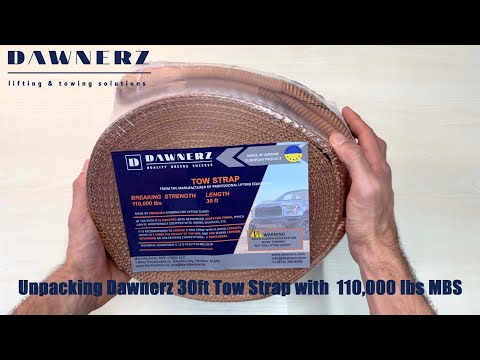 unpacking dawnerz recovery strap